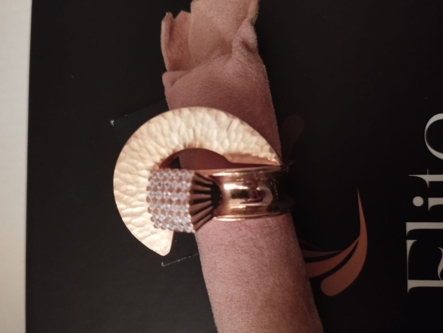 Anel Celestia | Prata 925 Banho Ouro 8 Mícrons Zircónias | Elite