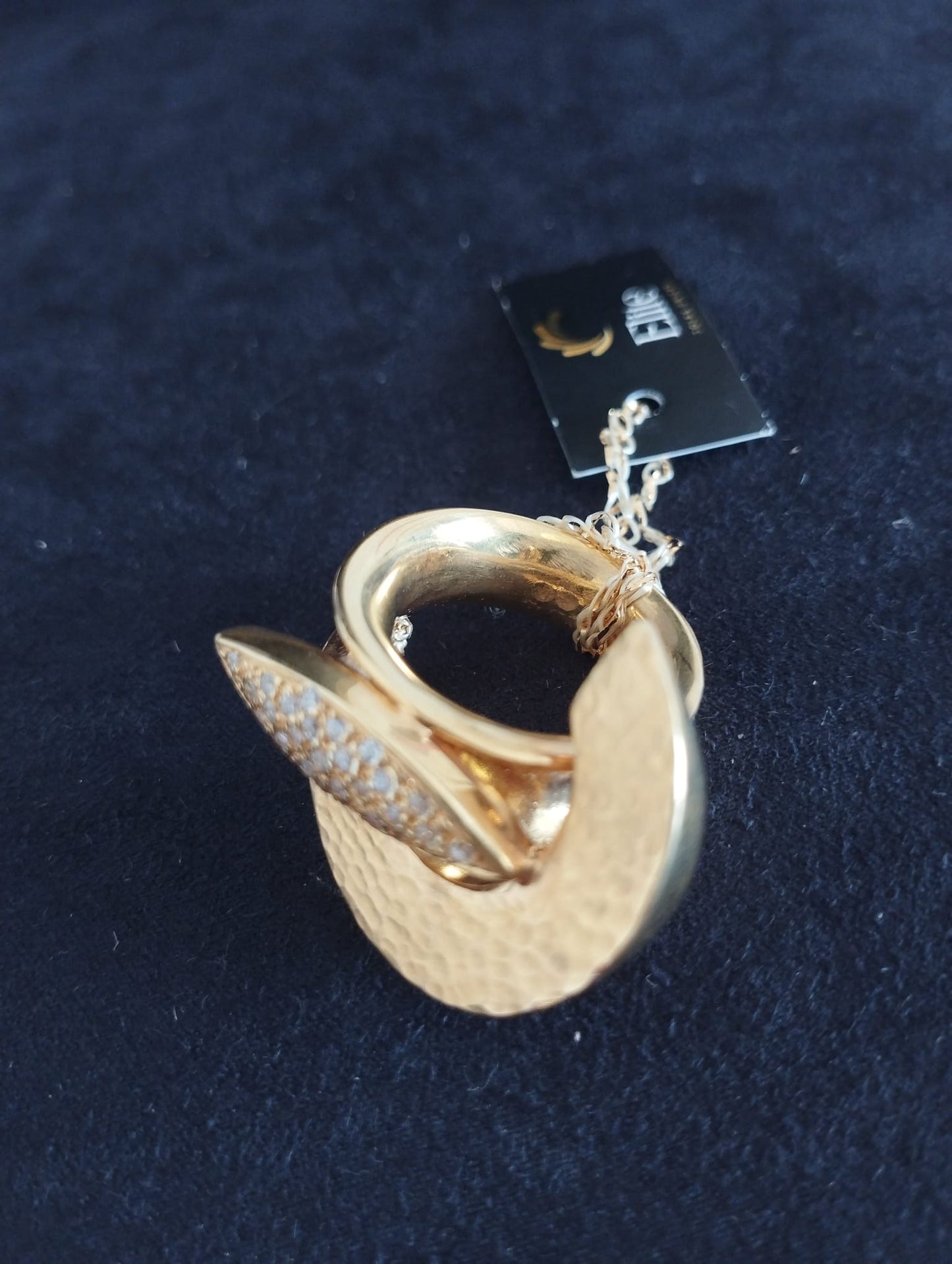 Anel Gemme | Prata 925 Banho Ouro 8 Mícrons Zircónias Pedra Colorida | Elite