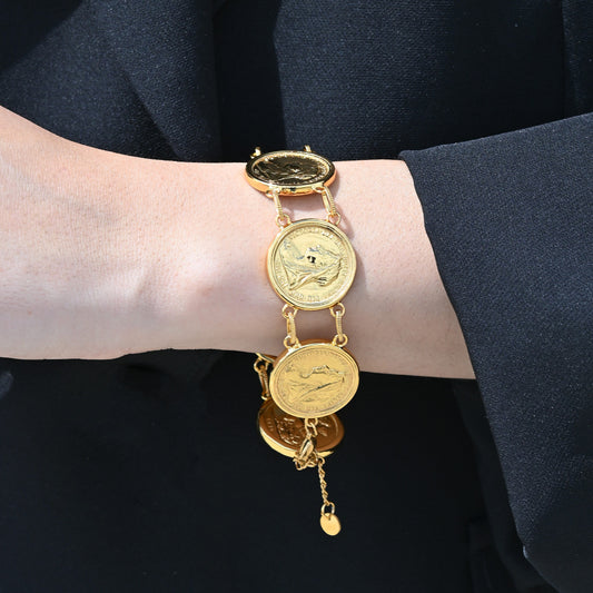 Pulseira Alma Libra Tradicional | Liga Metais Reciclados Banho Ouro | Alma de Portugal