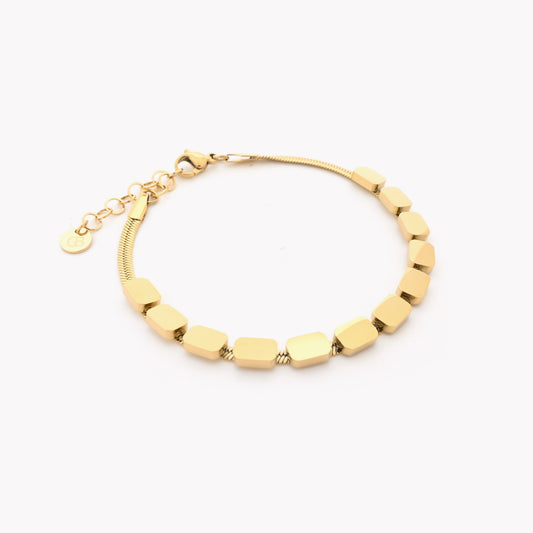 Pulseira Quadrados | Aço Inoxidável | Coleção Stellara