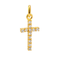 Pendente Cruz Com Zircónias Carmo Joalheiros