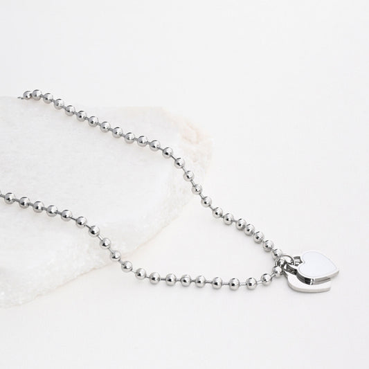 Colar Pendente Coração | Aço Inoxidável | Coleção Stellara