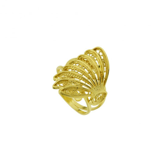 Anel Leque Ajustável para Mulher | Prata 925 | Topázio