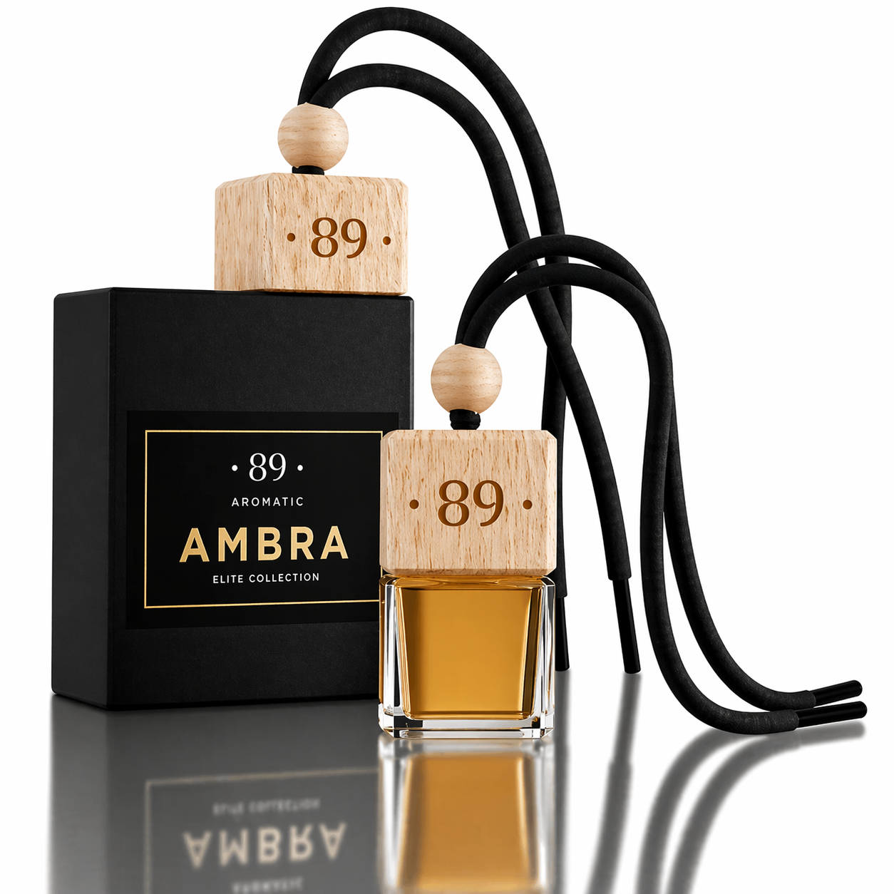 Ambientador Suspenso Vidro Carro AROMATIC•89• | Design Sofisticado Fragrância Premium