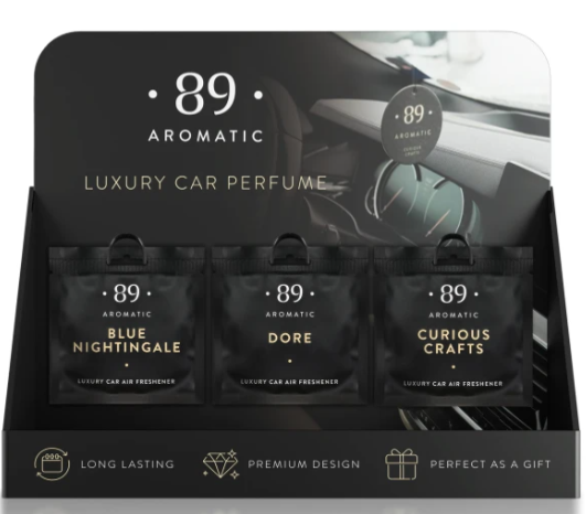 Expositor de Balcão para Ambientadores de Carro | 90 lugares | AROMATIC•89•