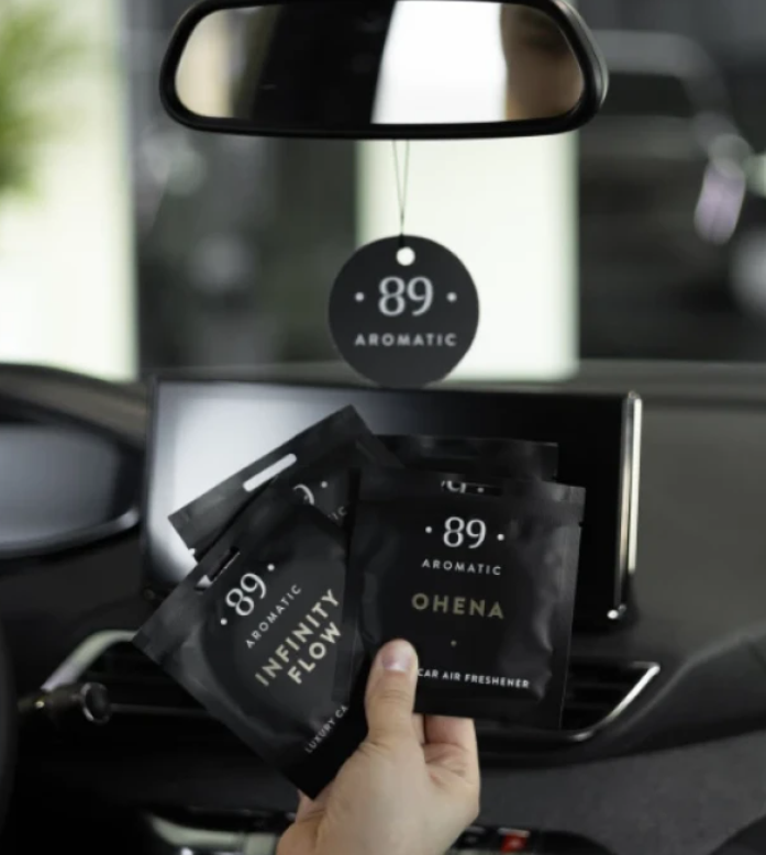 Ambientador Papel Carro AROMATIC•89• | Fragrância Premium Duradoura Económico