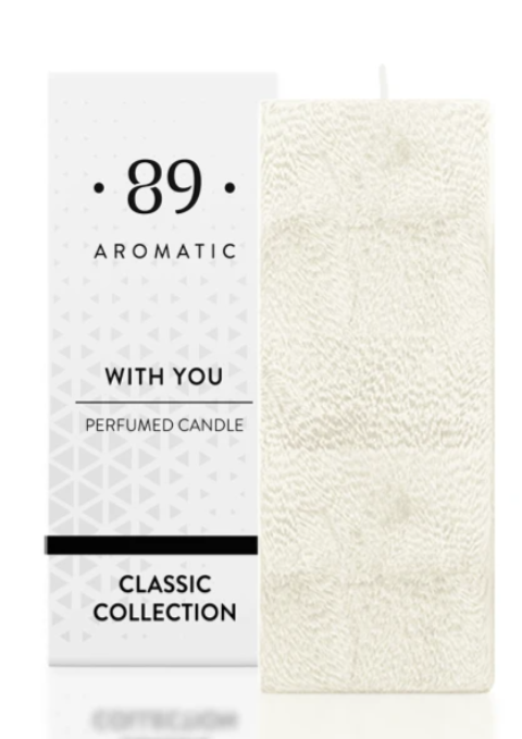 Vela Cera Palma Quadrada AROMATIC•89• | The Classic Collection Fragrância Premium