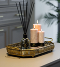 Vela Cera Palma Redonda AROMATIC•89• | Design Clássico Fragrância Premium