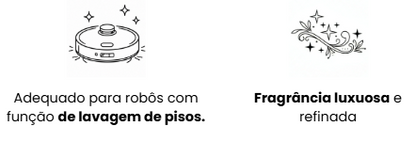 Fragância DORE para Aspiradores Robot  AROMATIC•89• | 250ml Limpeza, Brilho e Aroma