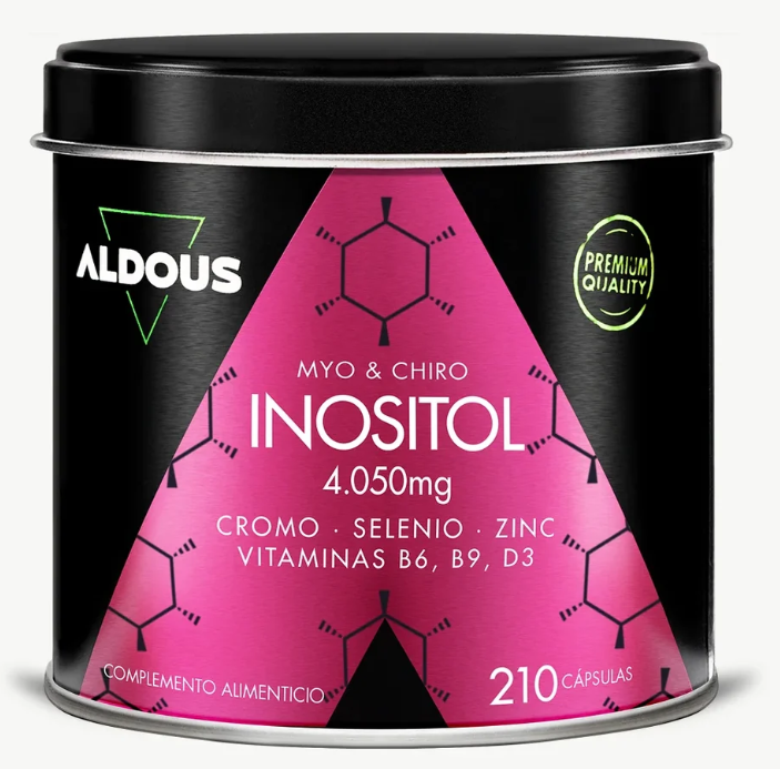 ALDOUS BIO - Inositol com Crómio, Selénio, Zinco e Vitaminas - 120 cápsulas