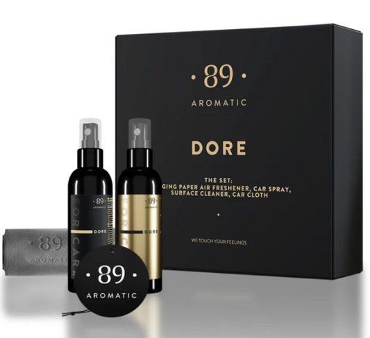 Conjunto Cuidados Carro AROMATIC•89• | Kit Completo Limpeza Fragrância Premium