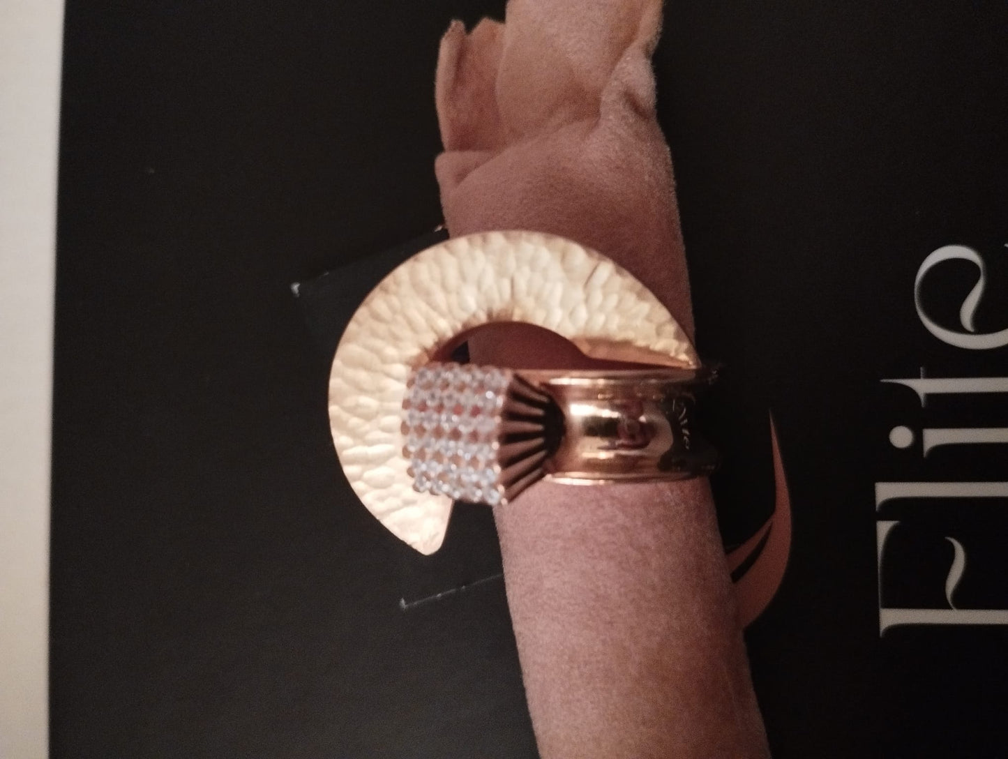 Anel Celestia | Prata 925 Banho Ouro 8 Mícrons Zircónias | Elite