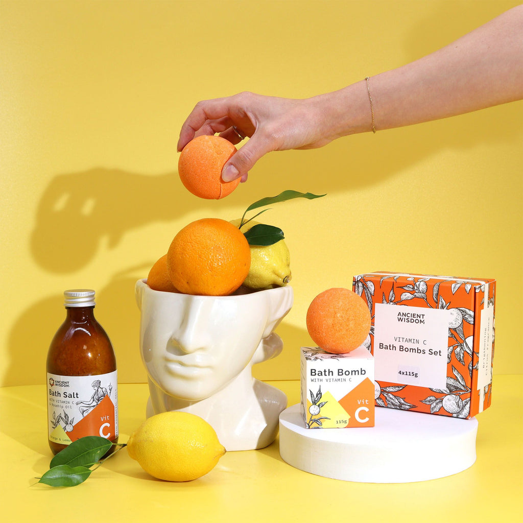 ANCIENT WISDOM - Bomba de Banho com Vitamina C e Citrinos 115 g
