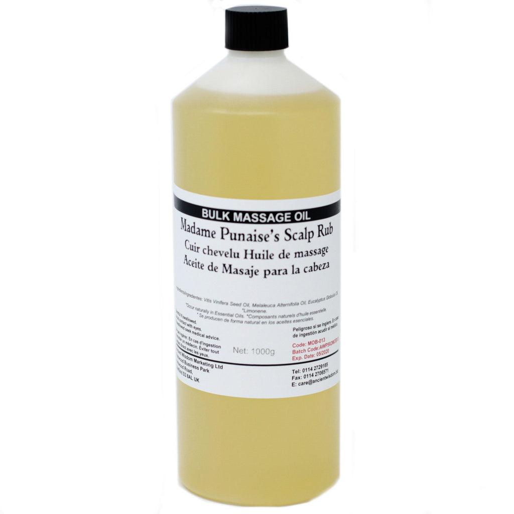 Óleo Madame Punaises para o Couro Cabeludo – 1 kg | Ancient Wisdom