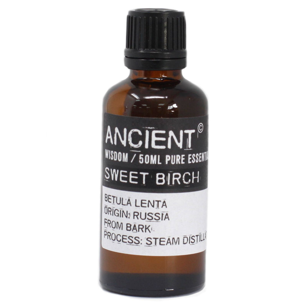 Óleo Essencial de Bétula Branca 100% Puro – 50 ml | Ancient Wisdom