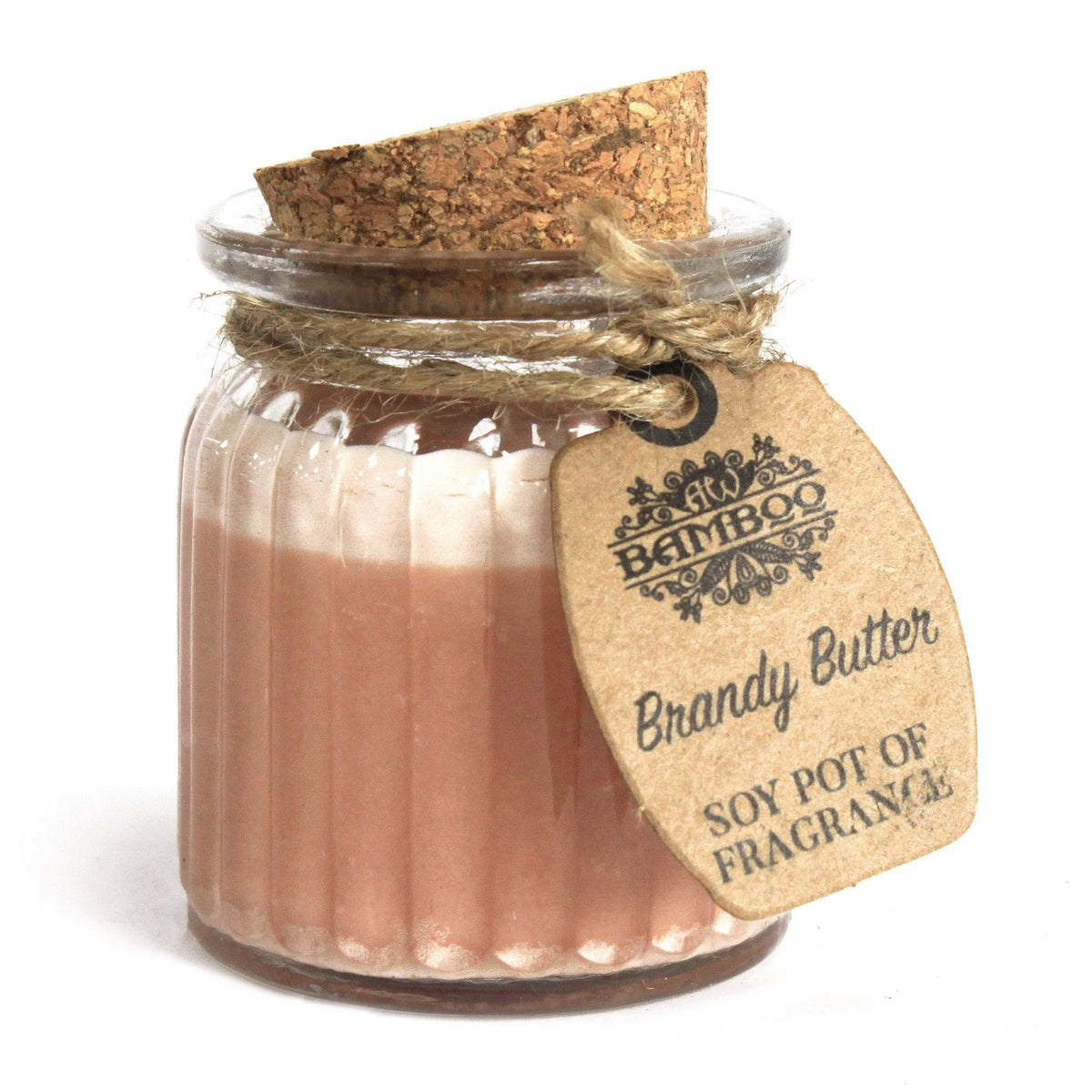 BAMBOO - Vela Perfumada de Cera de Soja Brandy Butter
