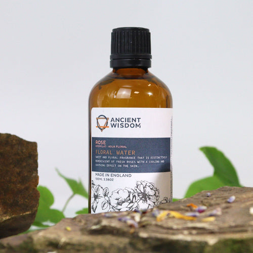 Água Floral Aromática de Rosa (Hidrolato) – 100 ml | Ancient Wisdom
