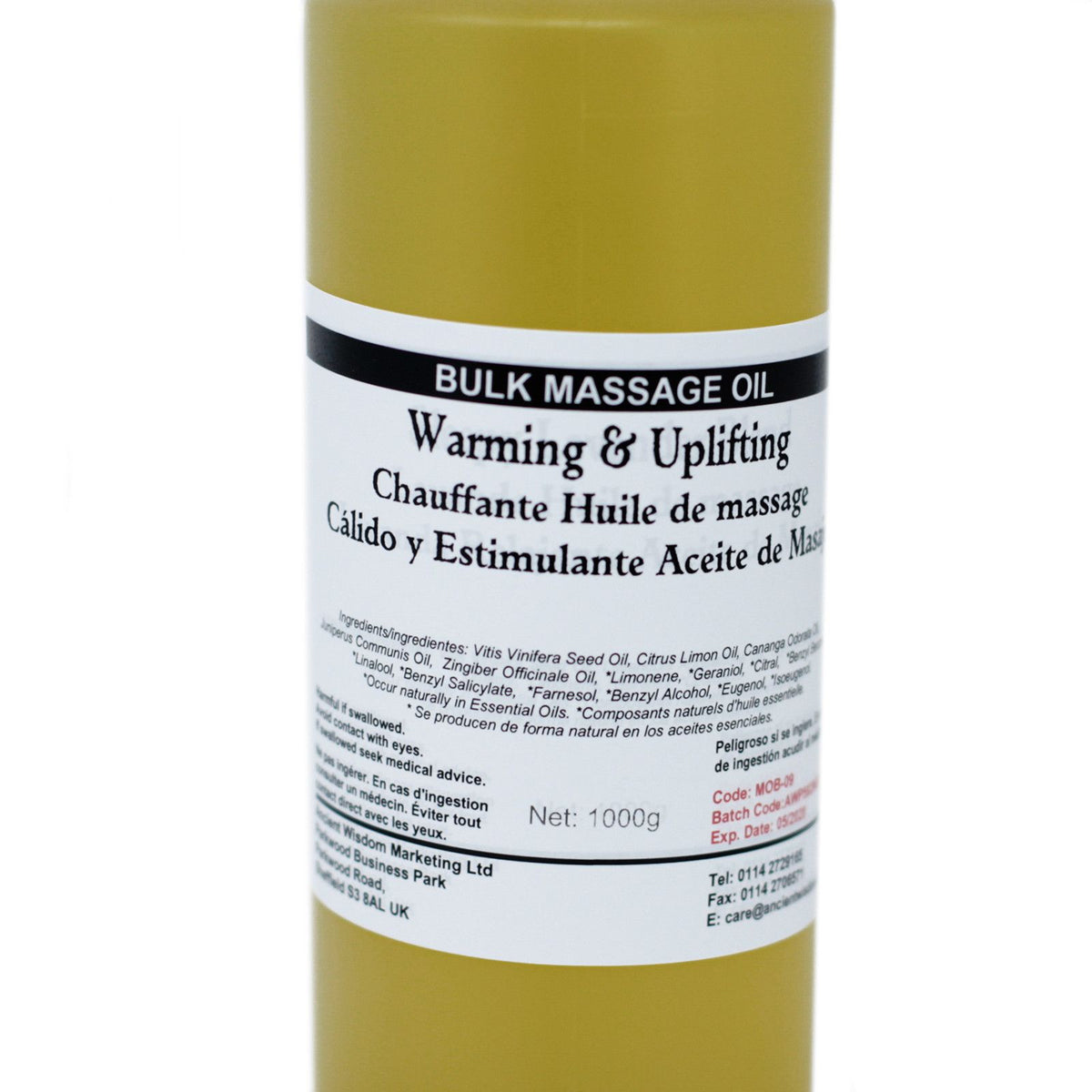 Óleo de Massagem Quente e Revigorante – 1 kg | Ancient Wisdom