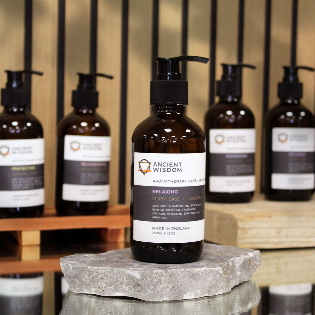 ANCIENT WISDOM - Loção para Mãos e Corpo de Mandarina e Gengibre 250 ml