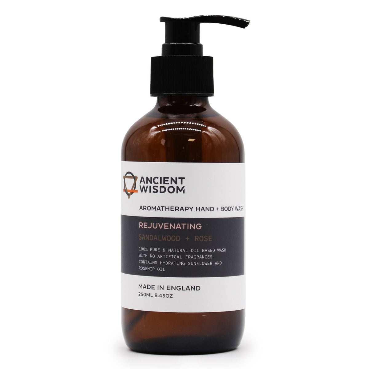 ANCIENT WISDOM - Gel de Lavagem para Mãos e Corpo Sândalo e Rosa 250 ml
