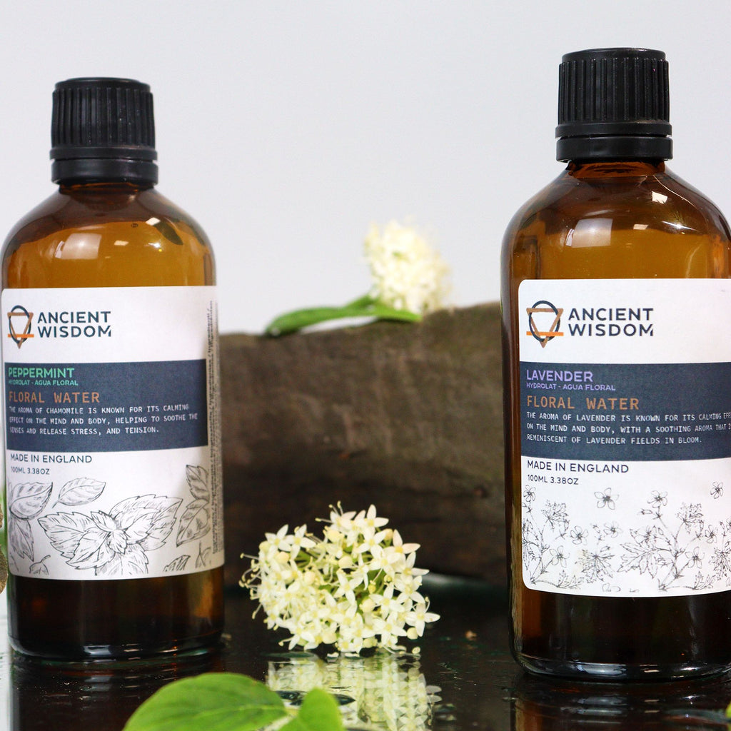 Água Floral Aromática de Hortelã-Pimenta (Hidrolato) – 100 ml | Ancient Wisdom