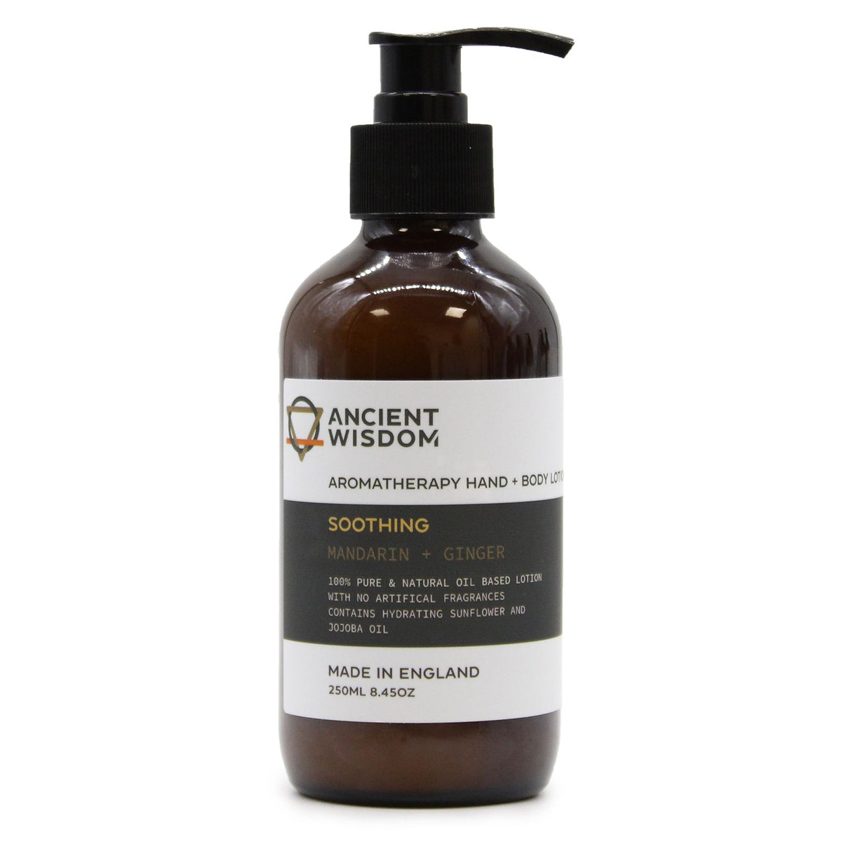 Loção para Mãos e Corpo de Mandarina e Gengibre – 250 ml | Ancient Wisdom