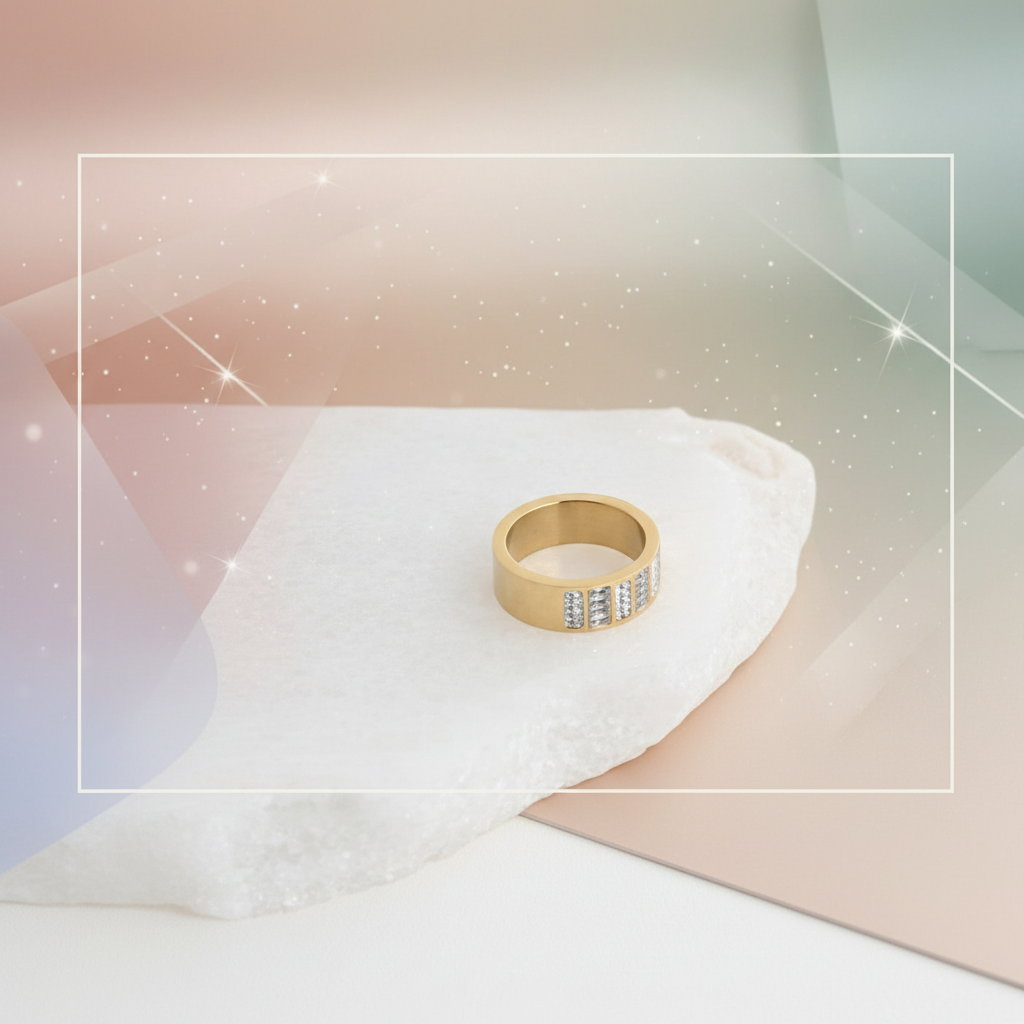 Banner Anel Aço Stellara