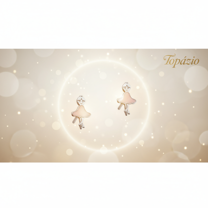 Banner Brincos Bailarina Infantil Topázio