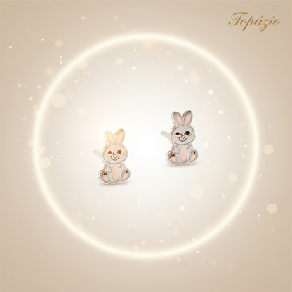 Banner Brincos Coelhinho Infantil Topázio
