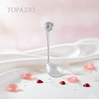 Banner Colher Bebé Prata 925 Joaninha Polida