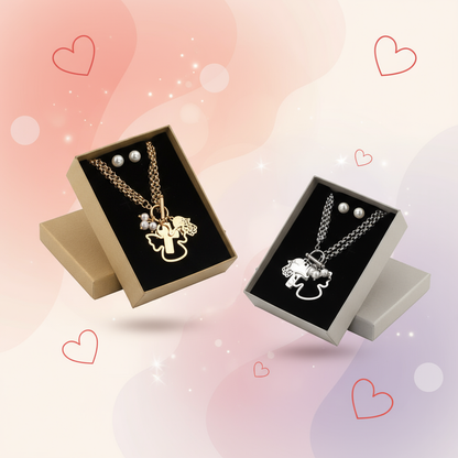 Banner Conjunto de 2 jóias em aço - Símbolos de Fé