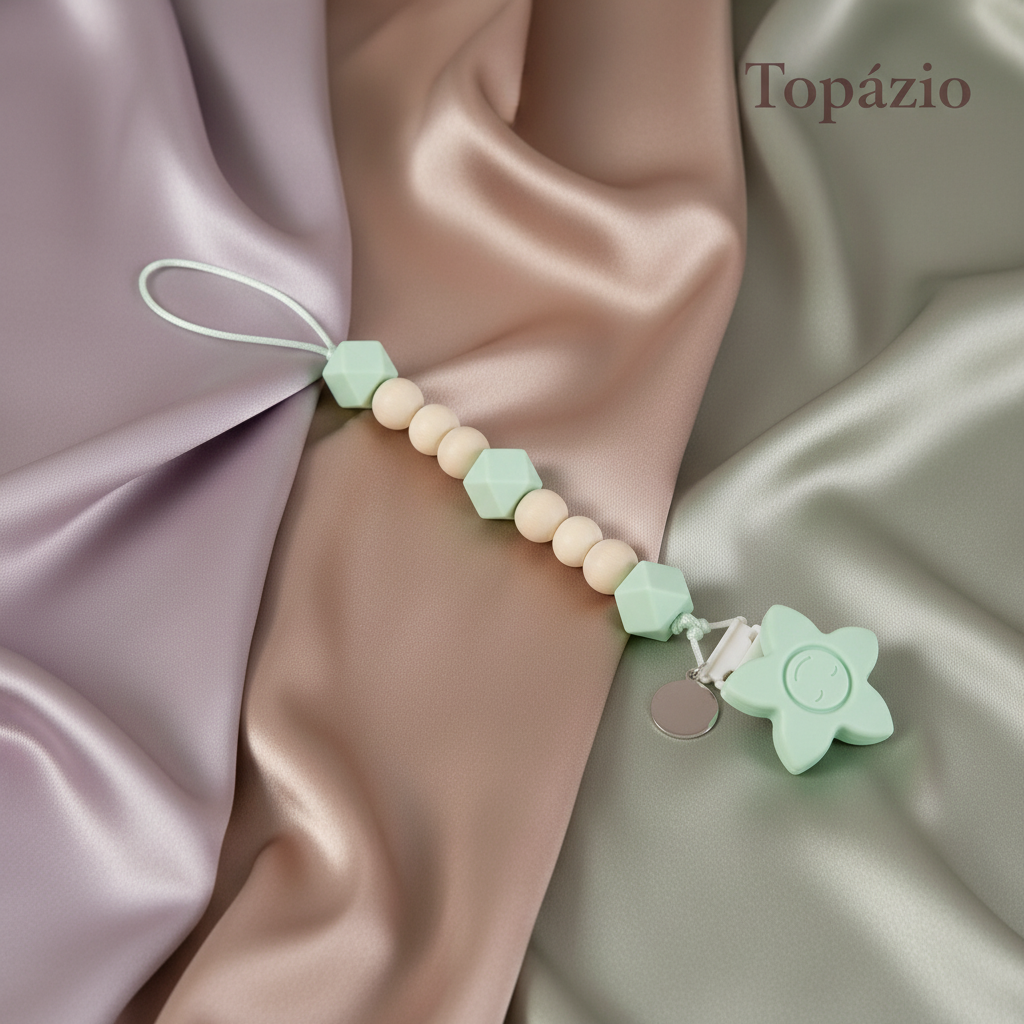 Banner Topázio 1874 - Corrente de Chupeta Silicone