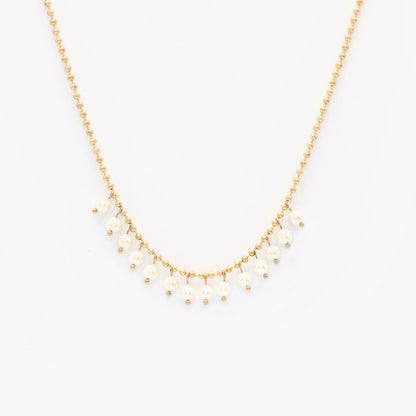 Colar Pendentes Pérolas | Aço Inoxidável | Coleção Stellara