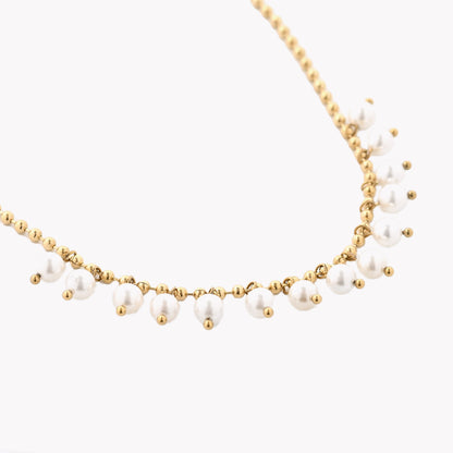 Colar Pendentes Pérolas | Aço Inoxidável | Coleção Stellara