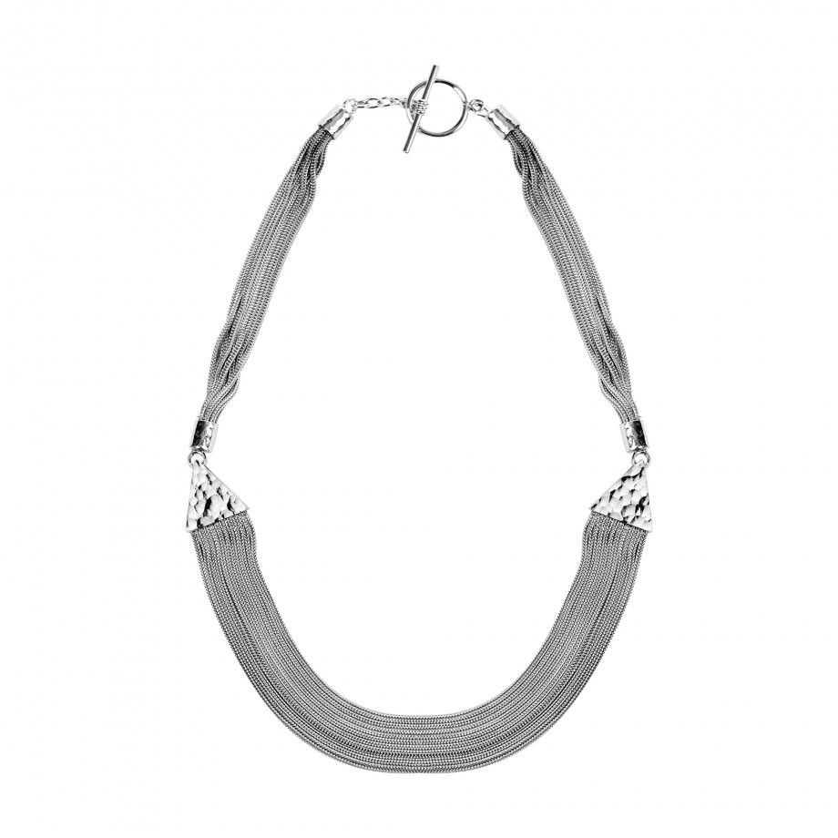 Colar Triângulo By A Thread para Mulher | Prata 925 | Topázio