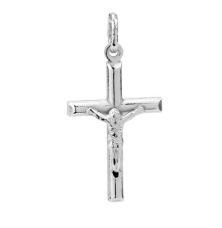 Pendente Pequeno Cruz Com Cristo Carmo Joalheiros