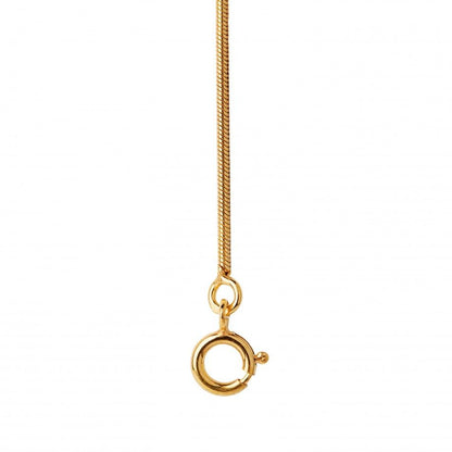 corrente dourada rabo rato fina em ouro com fecho de mola redondo design elegante Carmo Joalheiros