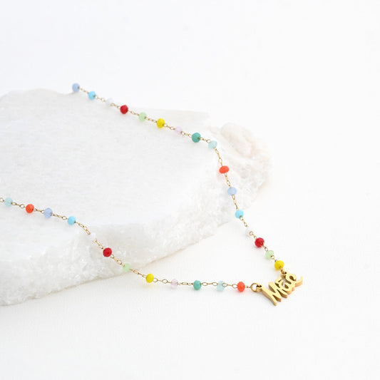 Colar Palavra Mãe | Aço Inoxidável | Coleção Stellara