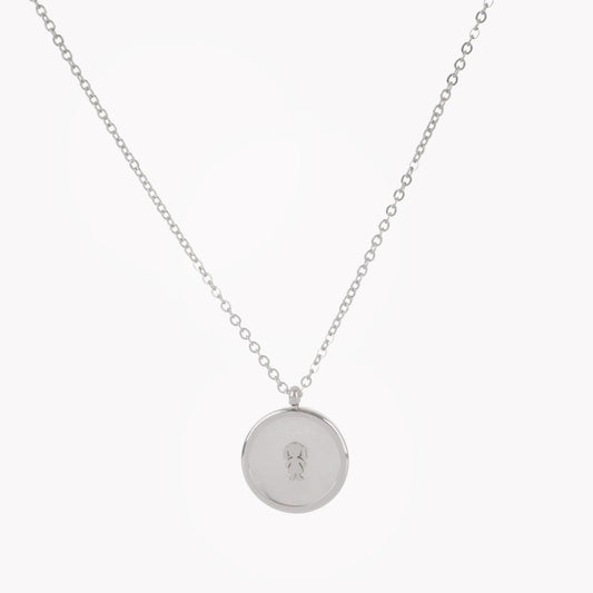 Colar Madrepérola e Menina | Aço Inoxidável | Coleção Stellara