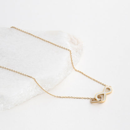 Colar Coração e Infinito | Aço Inoxidável | Coleção Stellara