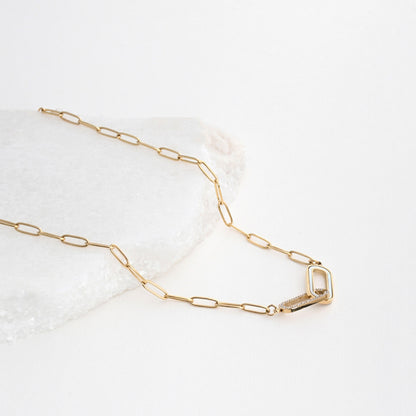 Colar Elos Entrelaçados | Aço Inoxidável | Coleção Stellara