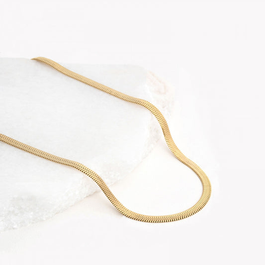 Colar Elos Simples 4mm | Aço Inoxidável | Coleção Stellara