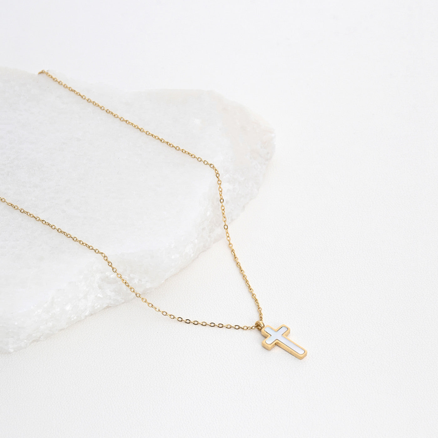 Colar Cruz | Aço Inoxidável | Coleção Stellara