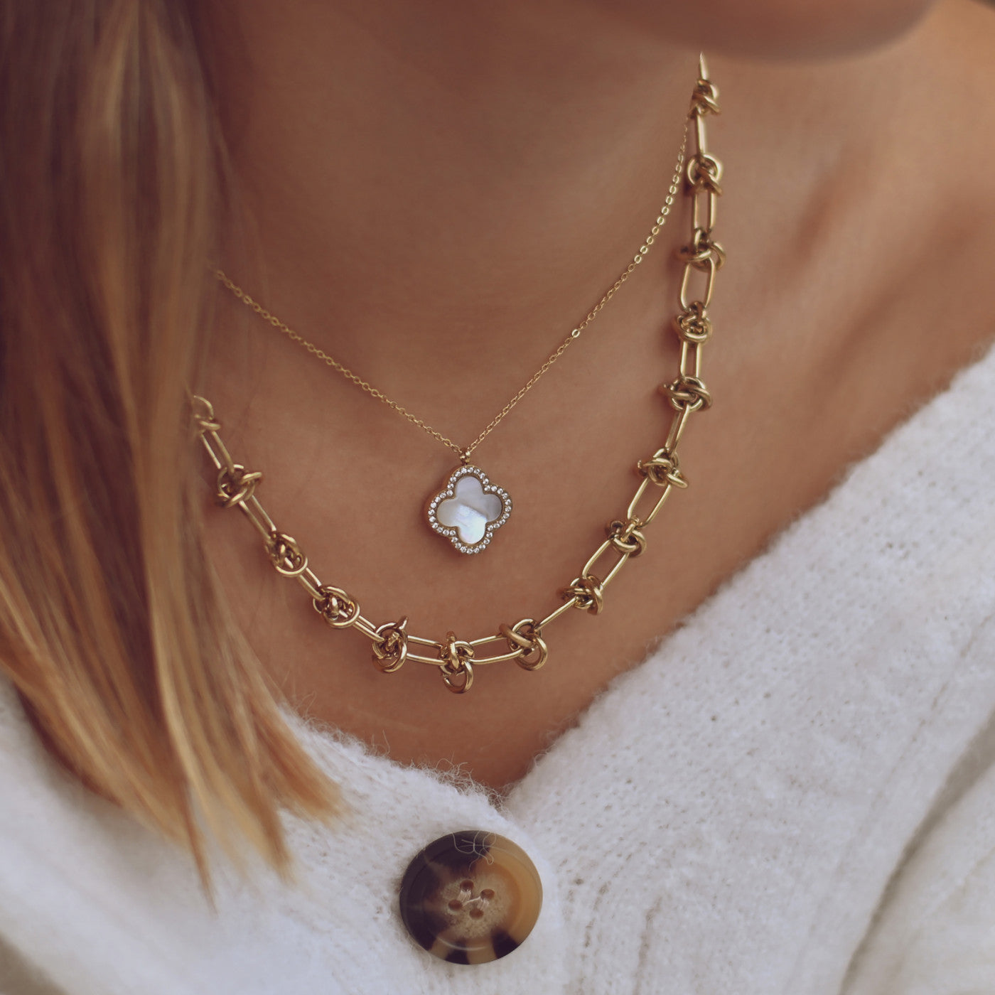 Colar Nó | Aço Inoxidável | Coleção Stellara