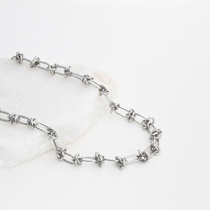 Colar Nó | Aço Inoxidável | Coleção Stellara