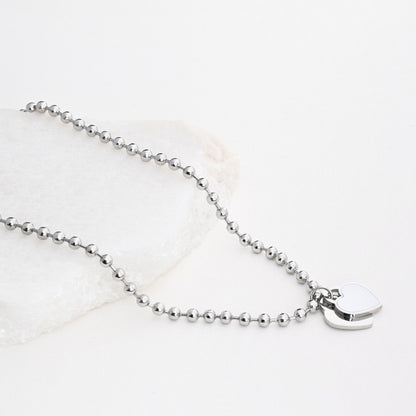 Colar Pendente Coração | Aço Inoxidável | Coleção Stellara