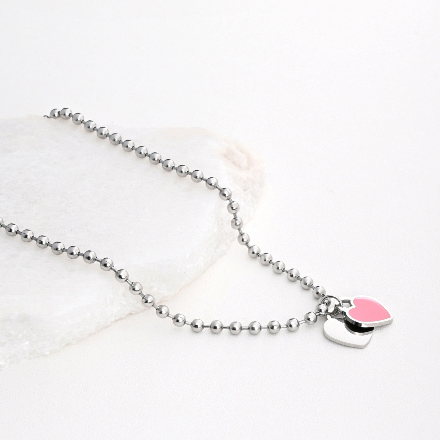 Colar Pendente Coração | Aço Inoxidável | Coleção Stellara