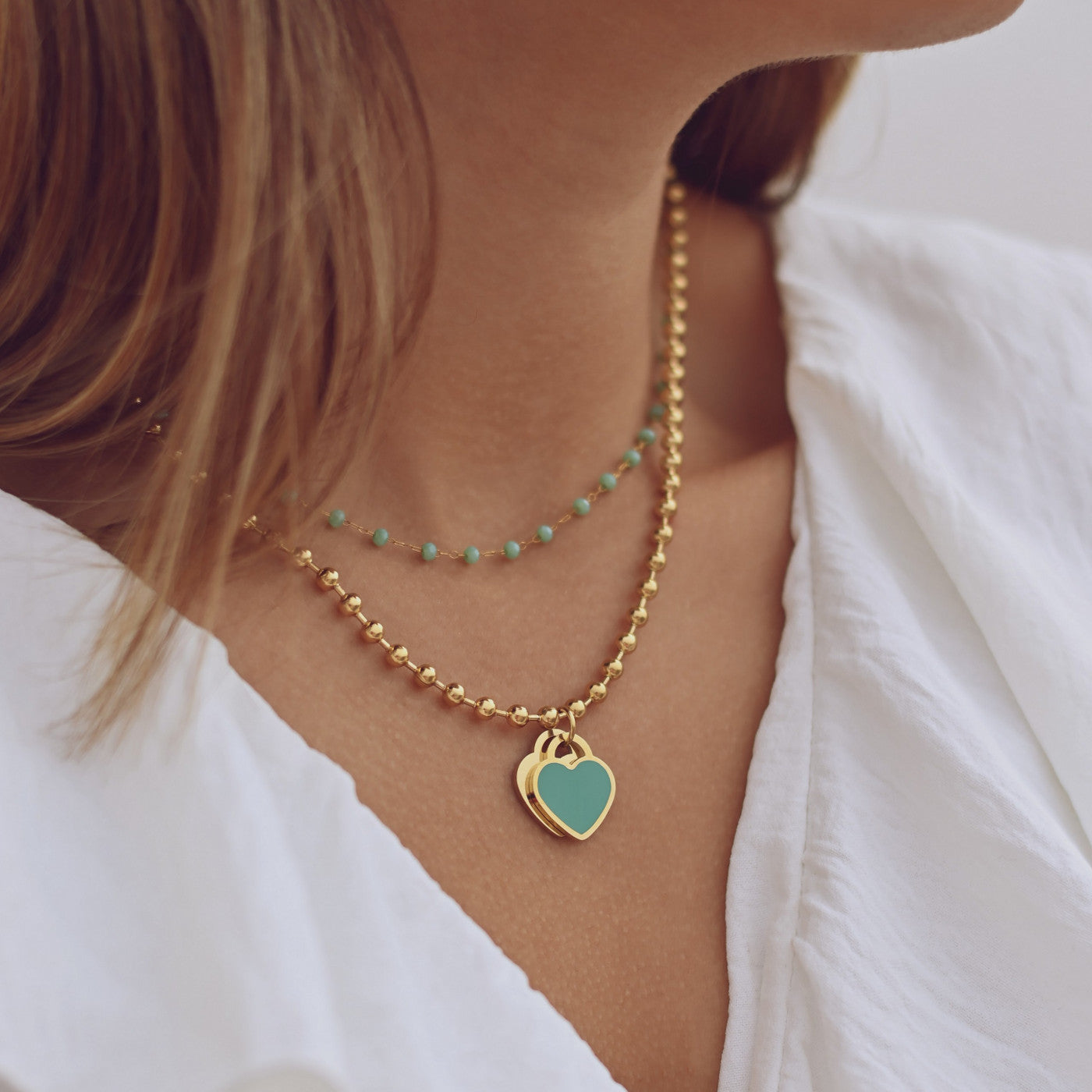 Colar Pendente Coração | Aço Inoxidável | Coleção Stellara