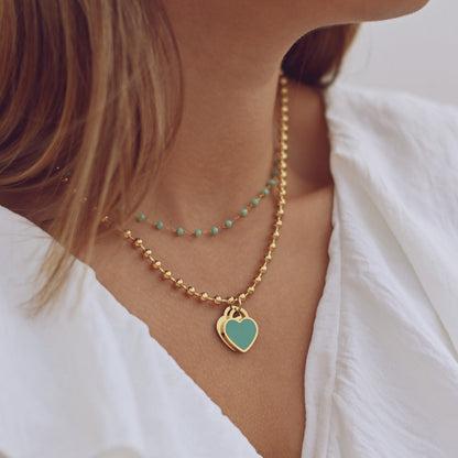 Colar Pendente Coração | Aço Inoxidável | Coleção Stellara