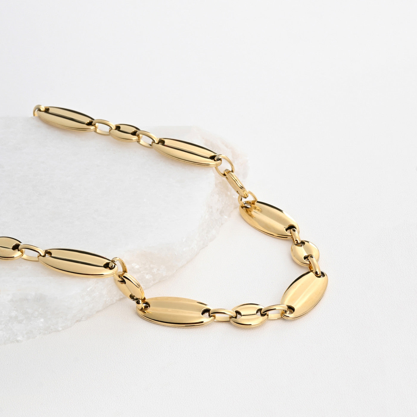 Colar Elos Compridos | Aço Inoxidável | Coleção Stellara